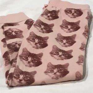Gap Kids Kitty Cat Pink Pajama Pants